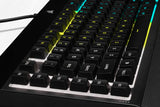 Corsair K55 RGB PRO tastatur Spil USB QWERTY Nordisk Sort