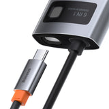 Baseus Metal Gleam USB 3.2 Gen 1 (3.1 Gen 1) Type-C Grå