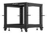 Lanberg OR01-6109-B stativ 9U Fritstående reol Sort