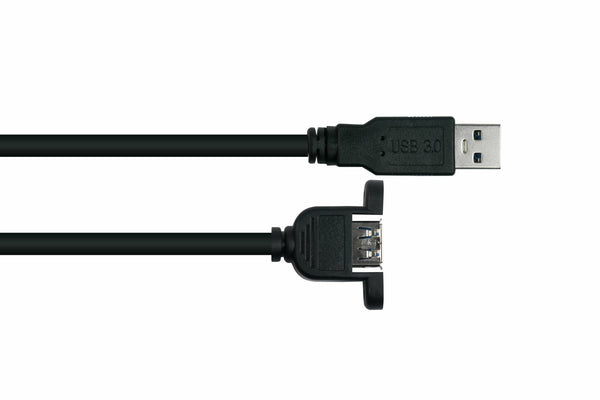 Kabelmeister UK30P-AEA-005S USB-kabel USB 3.2 Gen 1 (3.1 Gen 1) 0,5 m USB A 5 Gbit/sek. Sort