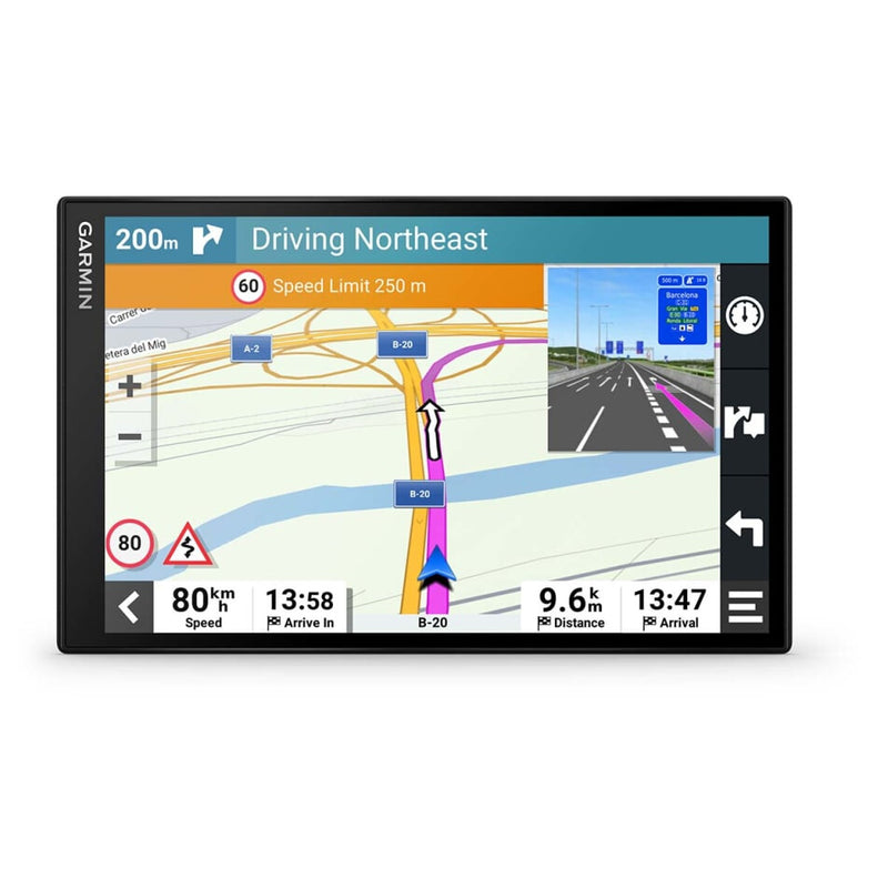Garmin DriveSmart 86 navigator Fastgjort 20,3 cm (8") TFT Berøringsskærm 295,2 g Sort