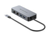 Conceptronic ABBY24G dockingstation Ledningsført USB 3.2 Gen 1 (3.1 Gen 1) Type-C Grå
