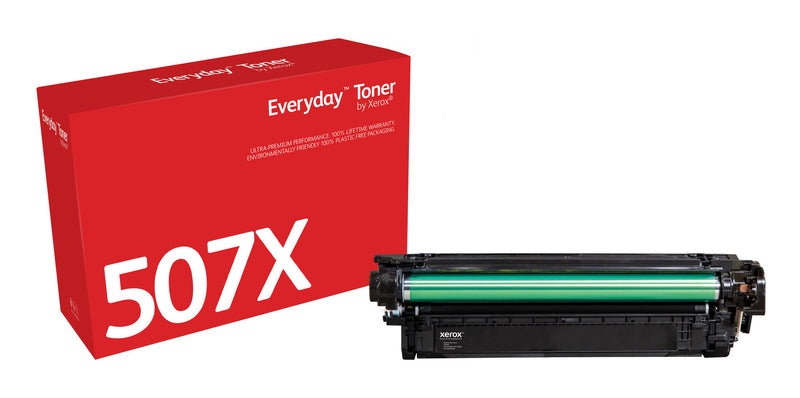 Everyday™ sprt Toner by Xerox compatible with HP 507X (CE400X), Høj kapacitet