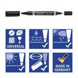 Staedtler Lumocolor permanent duo 348 B speedmarker 1 stk
