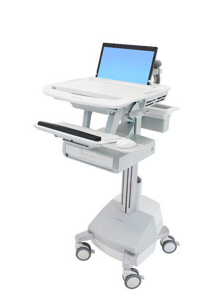 Ergotron StyleView Aluminium, Grå, Hvid Laptop Multimedie kurv