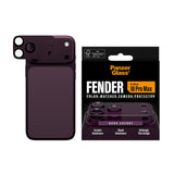 PanzerGlass ® Fender Kamerabeskytter Dark Cherry iPhone 18 Pro Max