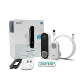 Arlo Essential 2K videodørklokke & Chime