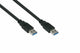 Kabelmeister UK30P-AA-005S USB-kabel USB 3.2 Gen 1 (3.1 Gen 1) 0,5 m USB A 5 Gbit/sek. Sort