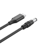 UNITEK C14116BK-1.8M el-ledning Sort 1,8 m USB C DC