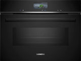 Siemens iQ700 CM776GKB1 ovn 45 L 900 W Sort, Rustfrit stål