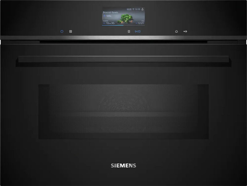 Siemens iQ700 CM776GKB1 ovn 45 L 900 W Sort, Rustfrit stål