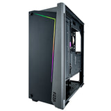 Azza APOLLO 430 Midi Tower Sort, Transparent