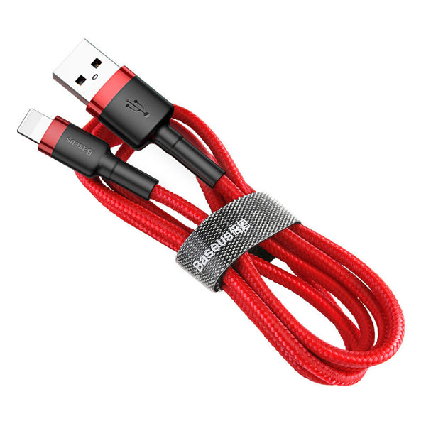 Baseus CALKLF-B09 Lightning kabel 1 m Rød