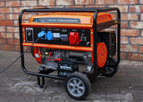 Extralink EX.30714 motor-generator 7000 W 25 L Benzin Sort, Orange