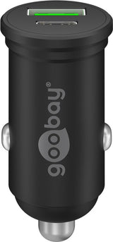 Goobay 61739 oplader til mobil enhed Smartphone Sort Cigartænder Hurtig opladning Indendørs