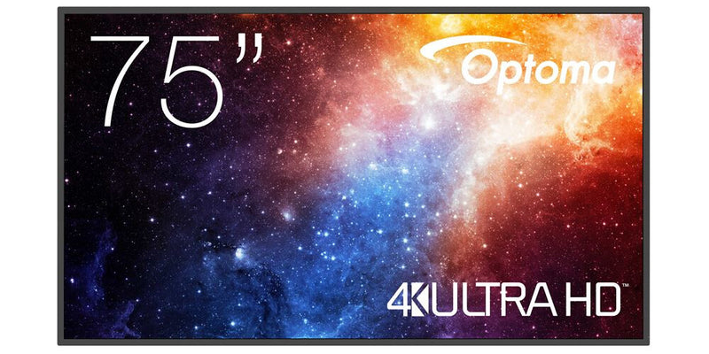 Optoma N3751K Digital fladpaneldisplay 190,5 cm (75") LED Wi-Fi 450 cd/m² 4K Ultra HD Sort Android 11 24/7