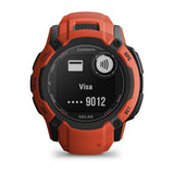 Garmin Instinct 2X Solar 2,79 cm (1.1") MIP 50 mm Digital 176 x 176 pixel Berøringsskærm Rød GPS (satellit)