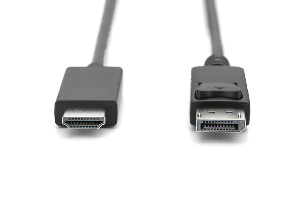 Digitus AK-340303-010-S videokabel adapter 1 m HDMI Type A (Standard) DisplayPort Sort