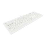 Contour Design Active Key AK-C8100F-U1-W/GE tastatur Medicinsk USB QWERTZ Tysk Hvid