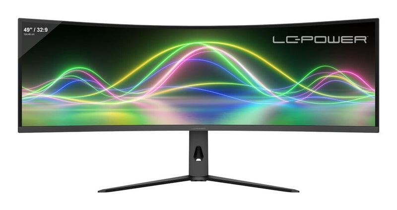 LC-Power LC-M49QCK computerskærm 124,5 cm (49") 5120 x 1440 pixel Dual QHD LCD Sort
