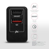 Axagon ACU-QS24 oplader til mobil enhed Smartphone Sort Vekselstrøm Hurtig opladning Indendørs