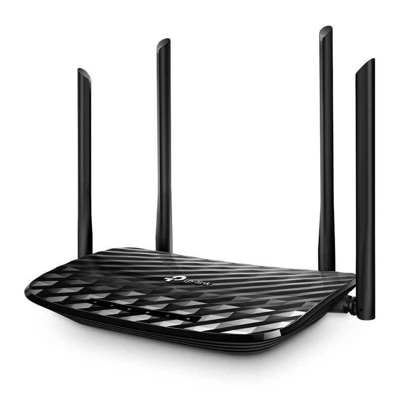 TP-Link AC1200 trådløs router Gigabit Ethernet Dual-band (2,4 GHz / 5 GHz) Sort