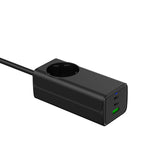 Akyga AK-CH-21 strømadapter og vekselret Indendørs 4000 W Sort