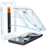 Spigen GLAS.tR EZ Fit HD Klar skærmbeskytter Samsung 2 stk