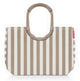 Reisenthel loopshopper L Beige, Hvid Mulepose