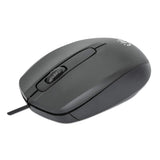 Manhattan 190190 mus Kontor Ambidextrous USB Type-A Optisk 1000 dpi
