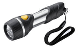 Varta Day Light Multi LED F10 Aluminium, Sort Nøglering med lommelygte