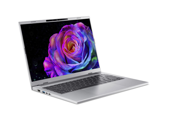 Acer Aspire 14 AI A14-61M-R6YA AMD Ryzen AI 5 340 Laptop 35,6 cm (14") WUXGA 16 GB LPDDR5x-SDRAM 1 TB SSD Wi-Fi 6E (802.11ax) Windows 11 Home Tysk Sølv