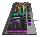 GENESIS Rhod 500 RGB tastatur Spil USB QWERTY Spansk Sort, Grå