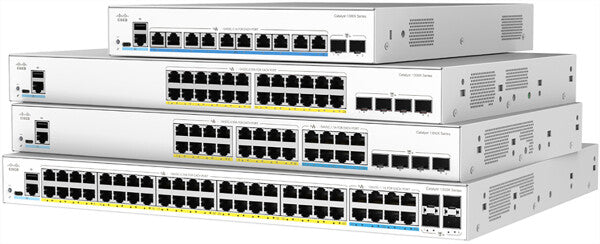 Cisco C1300-48P-4X Administreret L2/L3 Gigabit Ethernet (10/100/1000) Strøm over Ethernet (PoE) Hvid