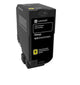 Lexmark 74C20YE tonerpatron 1 stk Original Gul