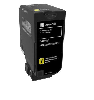 Lexmark 74C20YE tonerpatron 1 stk Original Gul