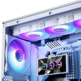 Phanteks Glacier One 360M25 LCD Processor Alt-i-en væskekøler 12 cm Hvid 1 stk