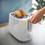 Philips Daily Collection HD2582/00 brødrister 8 2 skive(r) 800 W Hvid