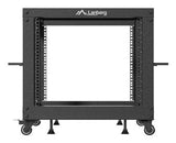 Lanberg OR01-6109-B stativ 9U Fritstående reol Sort