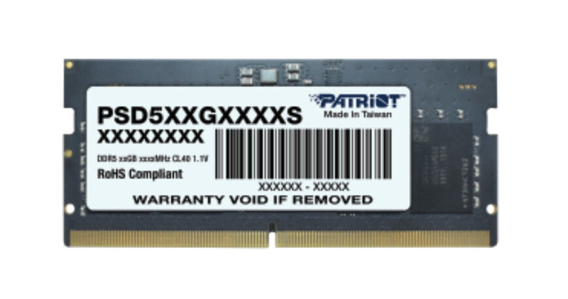 Patriot Memory Signature Line PSD532G56002S hukommelsesmodul 32 GB 1 x 32 GB DDR5 262-pin SO-DIMM