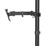 Hama 00220901 skærmbeslag og -stativer 88,9 cm (35") Skrivebord Sort