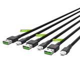 Green Cell KABGCSET06 Lightning kabel 2 m Sort