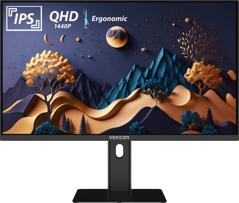 Voxicon D32QO2F computerskærm 81,3 cm (32") 2560 x 1440 pixel 2K LED Sort