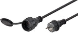 Goobay 71472 el-ledning Sort 5 m CEE7/4