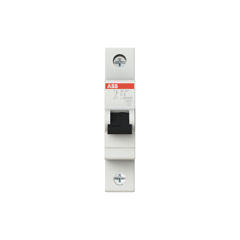 ABB SH201-C6 kredsløbsafbryder Miniature strømafbryder 1