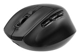 Gembird MUSW3-9B-01 mus Kontor Højre hånd RF Wireless + Bluetooth + USB Type-A Optisk 2400 dpi