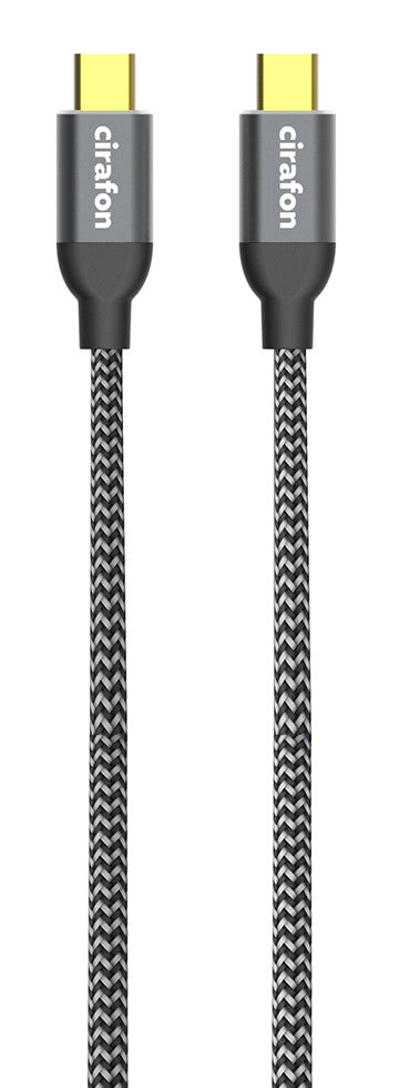 Cirafon CC-CH01 USB-kabel 1,2 m USB C 60 W Sort