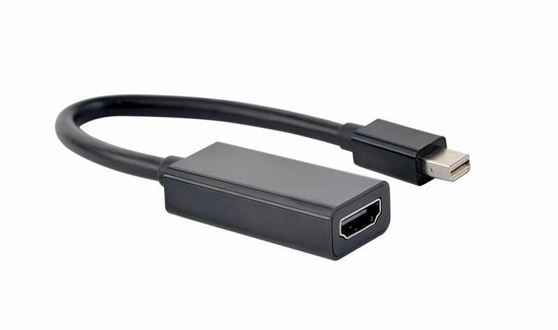 Gembird A-mDPM-HDMIF4K-01 0,15 m Mini DisplayPort HDMI Sort