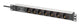 Digitus DN-95441 strømforsyningsenhed (PDU) 7 AC stikkontakt(er) 1U Sort, Sølv