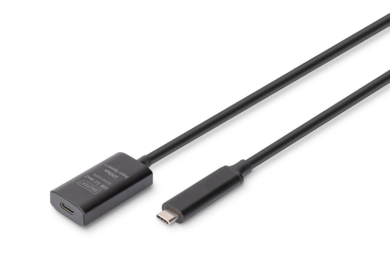Digitus DA-73112 USB-kabel USB 3.2 Gen 2 (3.1 Gen 2) 5 m USB C 10 Gbit/sek. Sort